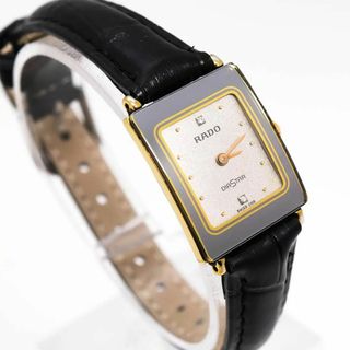 RADO - 《美品》RADO DIASTAR 腕時計 グレー レディース ストーン k