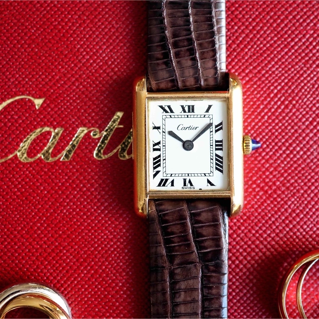 Cartier(カルティエ)の美品・希少✨Cartier カルティエ プレマストタンクSM ✨ロレックス レディースのファッション小物(腕時計)の商品写真