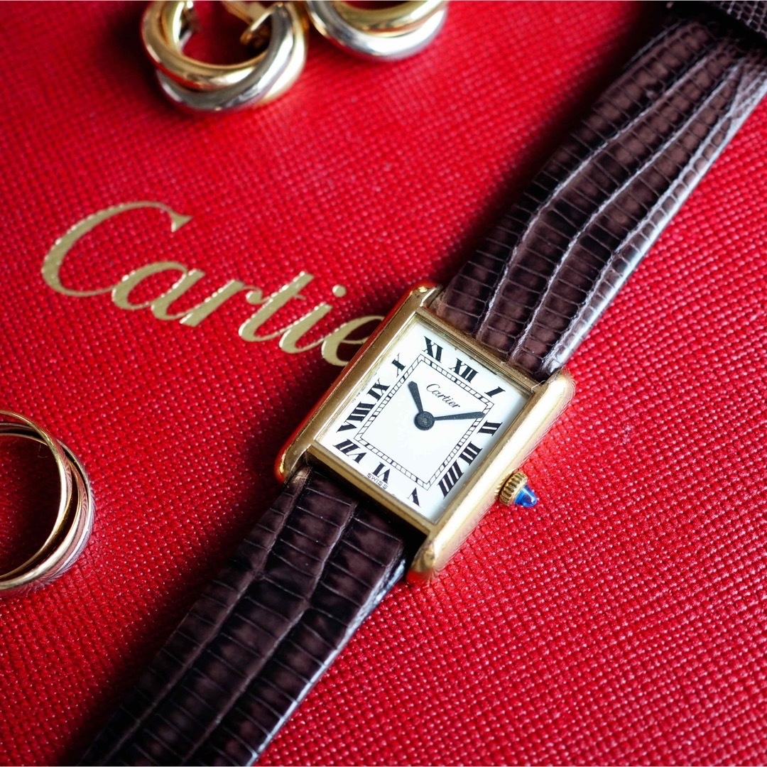 Cartier(カルティエ)の美品・希少✨Cartier カルティエ プレマストタンクSM ✨ロレックス レディースのファッション小物(腕時計)の商品写真