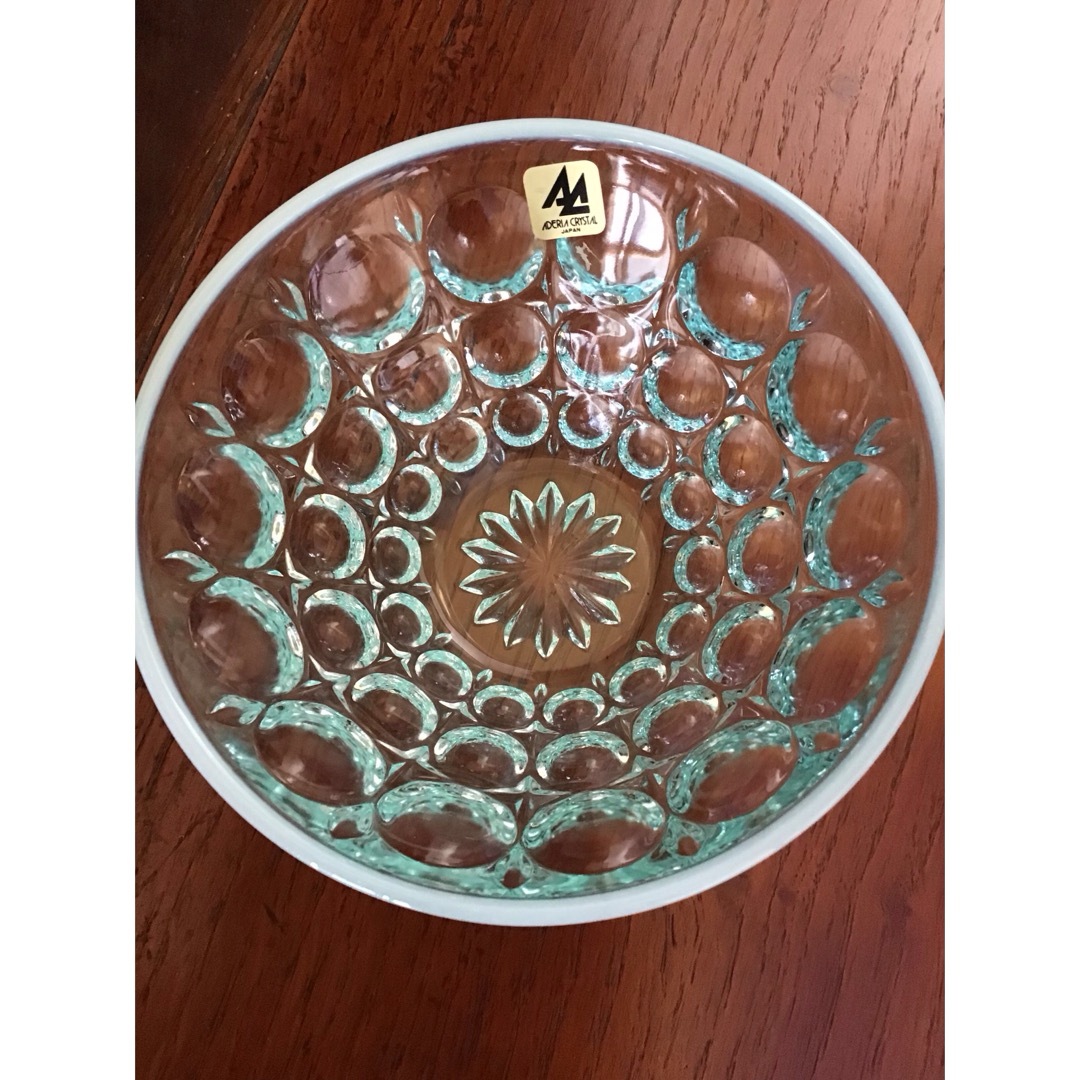 東洋佐々木ガラス(トウヨウササキガラス)のADERIA CRISTAL デザートカップ２個セット インテリア/住まい/日用品のキッチン/食器(グラス/カップ)の商品写真