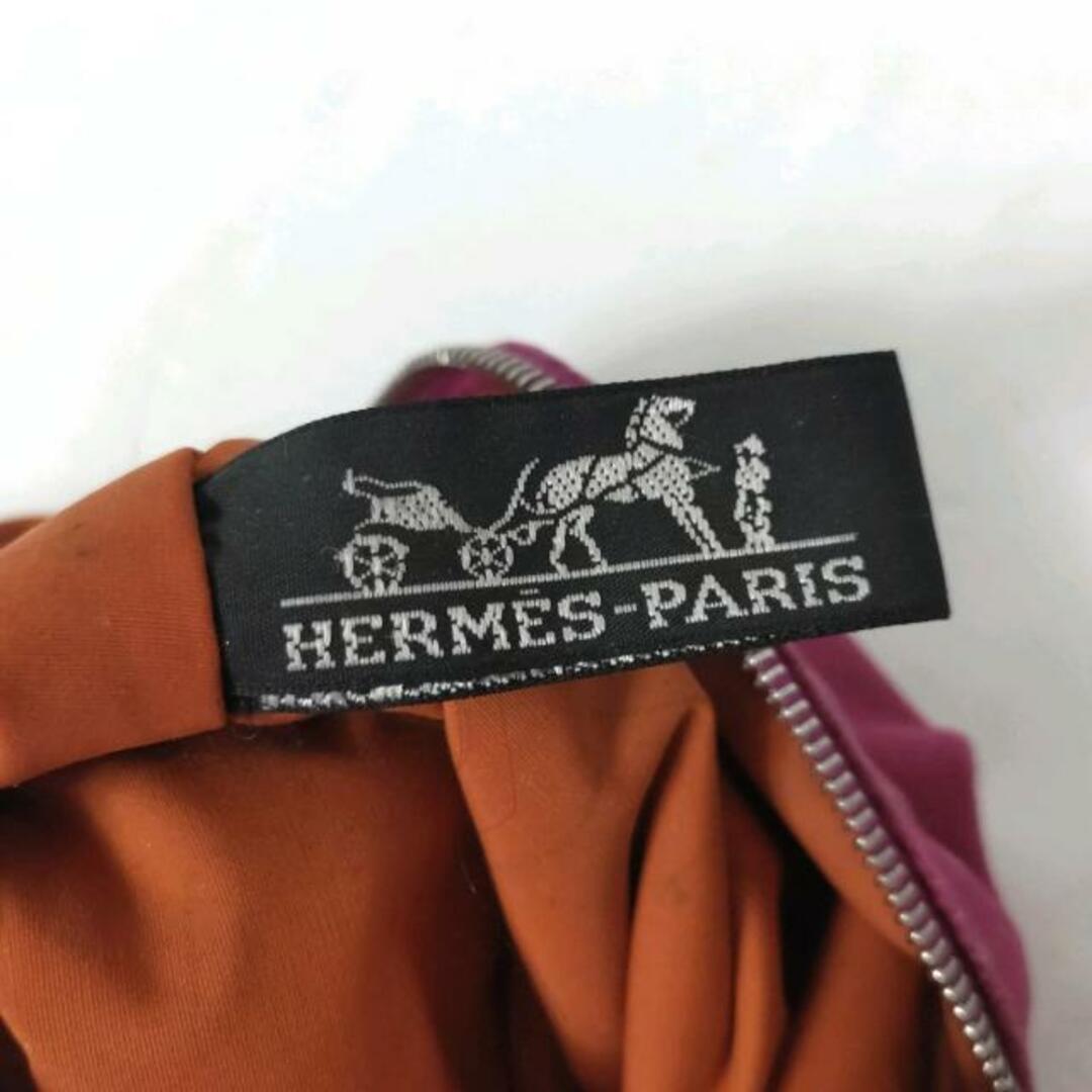 Hermes(エルメス)のHERMES(エルメス) ポーチ ボリードポーチ20 ピンク キャンバス×レザー レディースのファッション小物(ポーチ)の商品写真