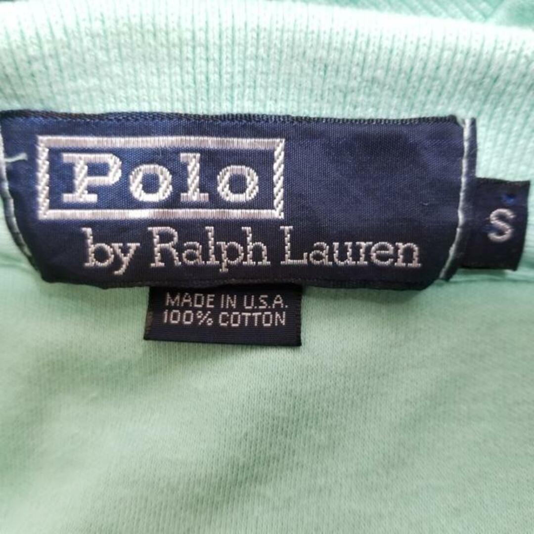 POLO RALPH LAUREN(ポロラルフローレン)のPOLObyRalphLauren(ポロラルフローレン) 半袖ポロシャツ サイズS メンズ - ライトグリーン メンズのトップス(ポロシャツ)の商品写真