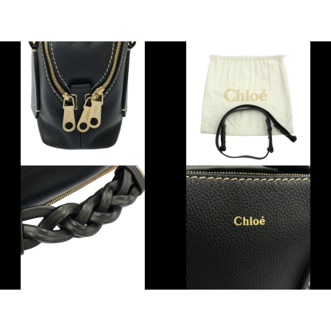 Chloe(クロエ)のChloe(クロエ) ハンドバッグ ダリアスモールバッグ 黒 レザー レディースのバッグ(ハンドバッグ)の商品写真