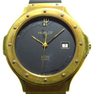 ウブロ(HUBLOT)のHUBLOT(ウブロ) 腕時計 クラシック MDM 1401.3/1400.100.3 ボーイズ K18YG/ラバーベルト 黒(腕時計)