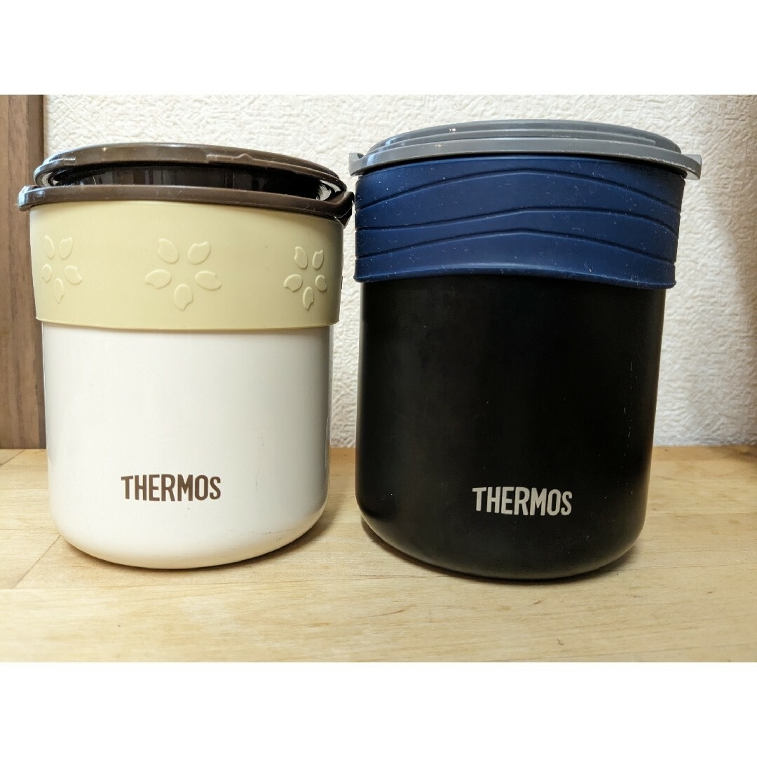 THERMOS(サーモス)の【THERMOS】ごはんコンテナ　2個セット インテリア/住まい/日用品のキッチン/食器(弁当用品)の商品写真