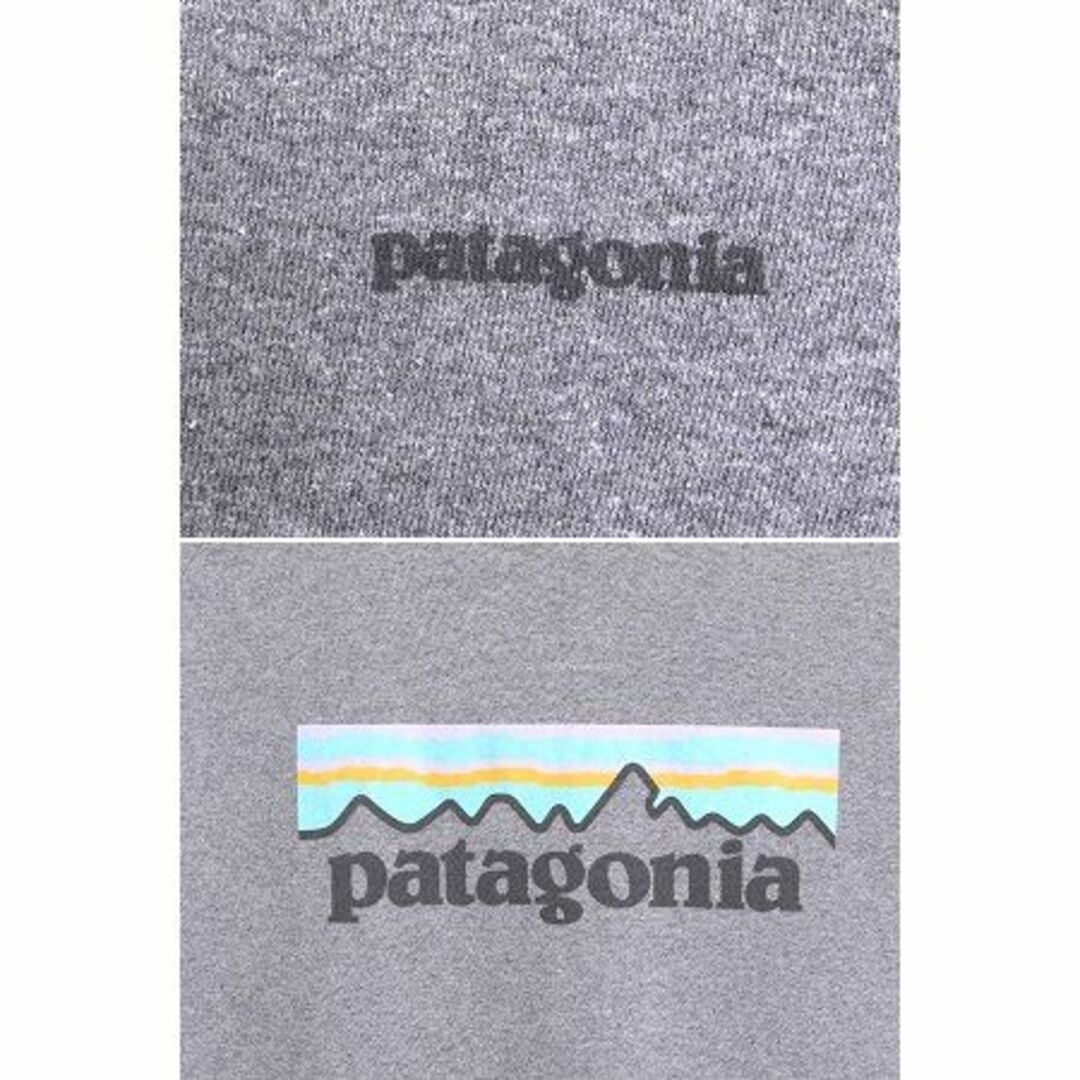 patagonia(パタゴニア)の19年製 パタゴニア 両面 プリント 長袖 Tシャツ レディース L / Patagonia アウトドア ロンT プリントT ロゴT フィッツロイ バックプリント レディースのトップス(Tシャツ(長袖/七分))の商品写真