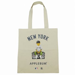 24SS アップルバム × MLB ヤンキース プリント トート バッグ