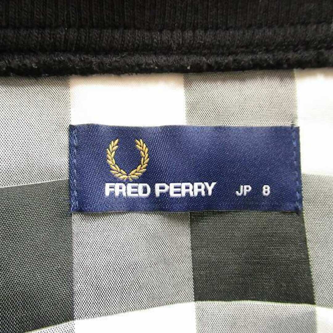 FRED PERRY(フレッドペリー)の美品 フレッドペリー ブロックチェック ブルゾン ジップアップ ロゴワンポイント レディースのジャケット/アウター(ブルゾン)の商品写真