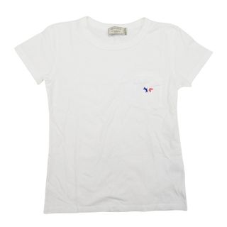 メゾンキツネ(MAISON KITSUNE')の17aw メゾンキツネ トリコロールフォックス パッチ ポケット Tシャツ(Tシャツ(半袖/袖なし))