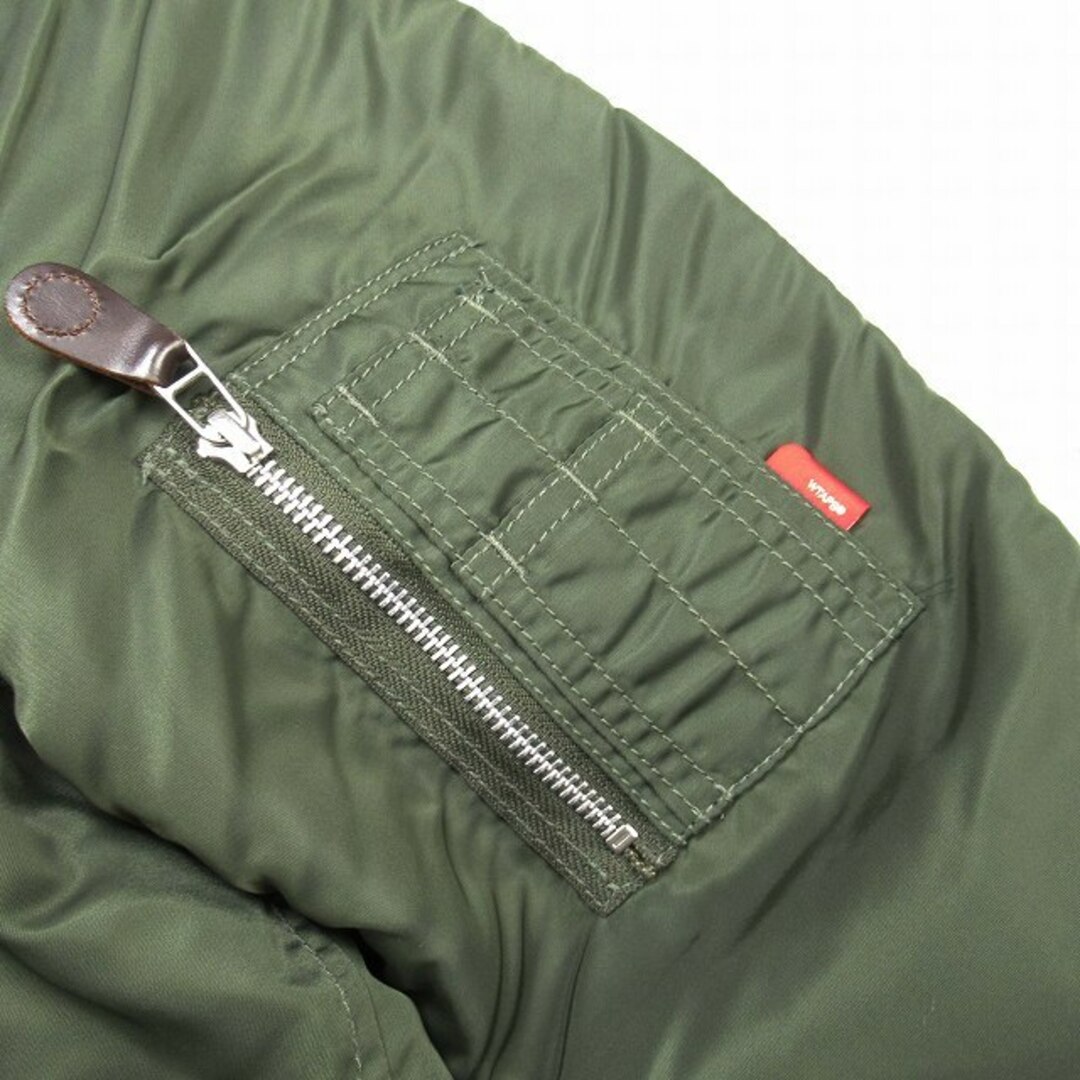 極美品 16aw WTAPS N-3B ミリタリーコート フーデッド ジャケット メンズのジャケット/アウター(フライトジャケット)の商品写真