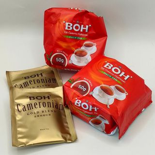 おまけ付★BOH 紅茶 50gパック （茶葉）２個セット（計100g）