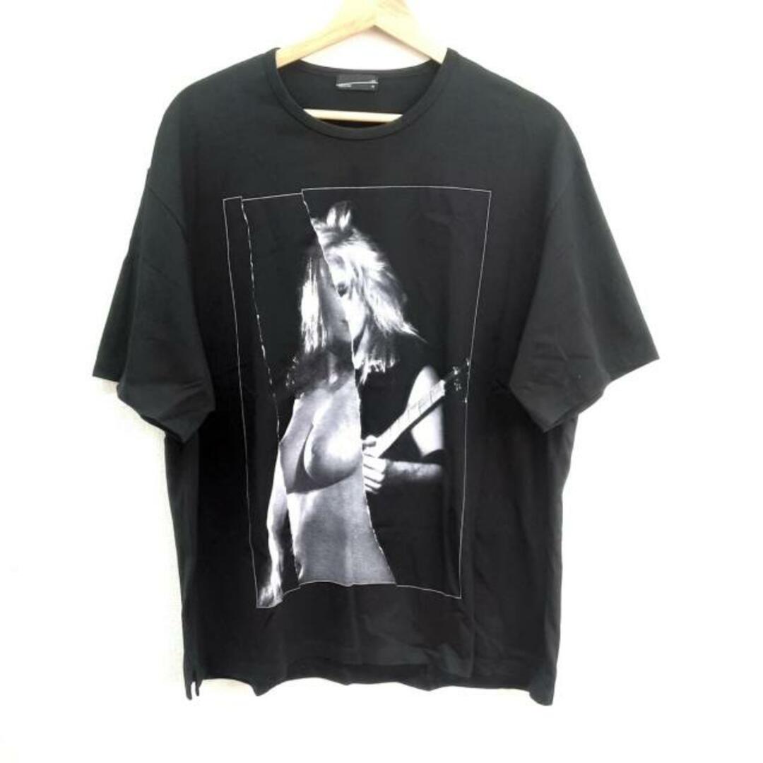 LAD MUSICIAN(ラッドミュージシャン) 半袖Tシャツ サイズ42 L メンズ美品 黒×ライトピンク