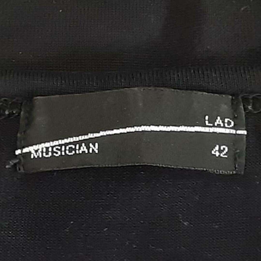 LAD MUSICIAN(ラッドミュージシャン)のLAD MUSICIAN(ラッドミュージシャン) 半袖Tシャツ サイズ42 L メンズ美品  黒×ライトピンク メンズのトップス(Tシャツ/カットソー(半袖/袖なし))の商品写真