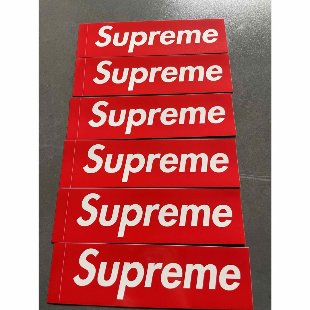 Supreme(シュプリーム)のsupreme ステッカー ハンドメイドの文具/ステーショナリー(しおり/ステッカー)の商品写真