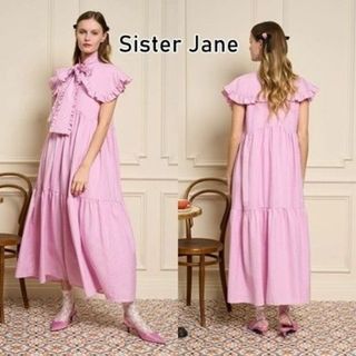 シスタージェーン(sister jane)のSister Jane フリルリボン ミディアムワンピース(ロングワンピース/マキシワンピース)