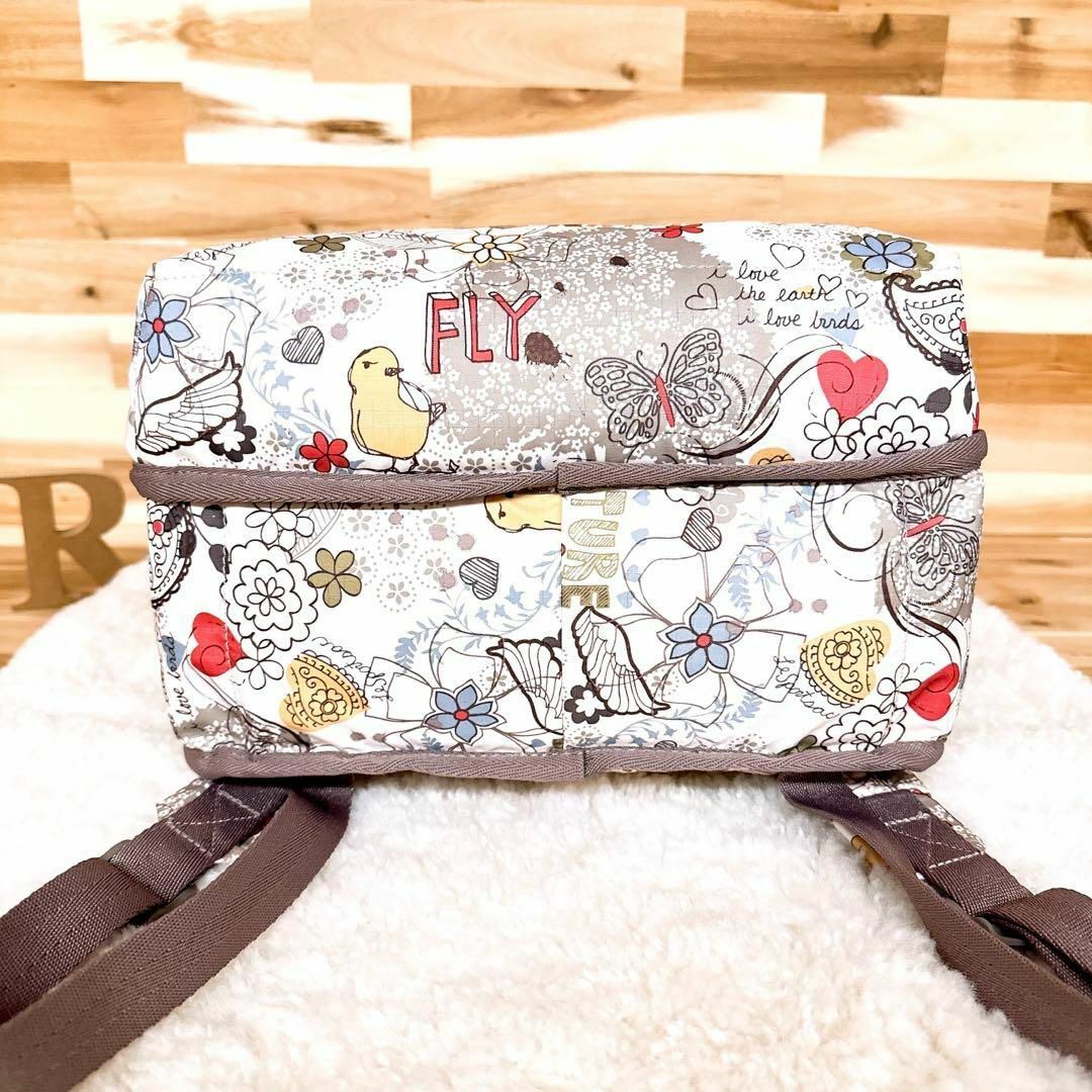 LeSportsac - 【レスポートサック】鳥 花柄 ボタニカル×ペイズリー総柄