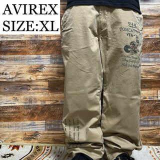 アヴィレックス(AVIREX)のAVIREXアビレックスワークパンツサンドカーキベージュxlw36トムキャット(ワークパンツ/カーゴパンツ)