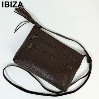 イビザ(IBIZA)の24B15 IBIZA イビザ ショルダーバッグ レザー 本革(ショルダーバッグ)