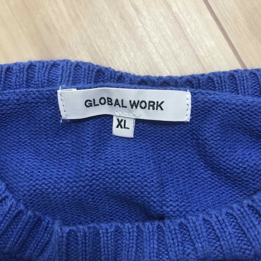 GLOBAL WORK(グローバルワーク)のGLOBAL WORK   長袖ニット セーター トップス キッズ/ベビー/マタニティのキッズ服男の子用(90cm~)(ニット)の商品写真