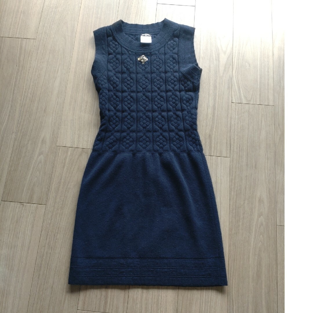 シャネル ワンピース 試着のみ カシミヤ 36 シャネル ワンピース 試着のみ カシミヤ 36