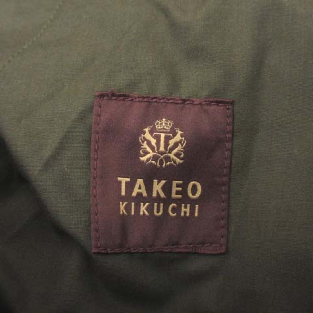 TAKEO KIKUCHI(タケオキクチ)のタケオキクチ タグ付き ワークパンツ ジッパーフライ コットン カーキ 4 LL メンズのパンツ(ワークパンツ/カーゴパンツ)の商品写真
