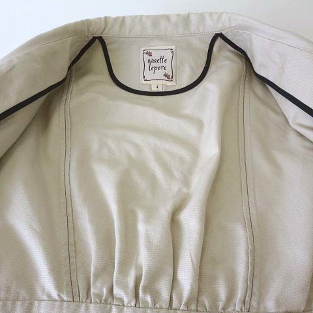Nanette Lepore(ナネットレポー)のナネットレポー ジャケット ラメ コード コットン リネン パフ 半袖 S 4 レディースのジャケット/アウター(その他)の商品写真
