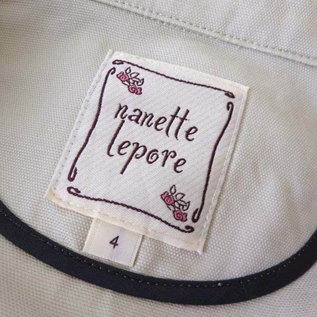 Nanette Lepore(ナネットレポー)のナネットレポー ジャケット ラメ コード コットン リネン パフ 半袖 S 4 レディースのジャケット/アウター(その他)の商品写真