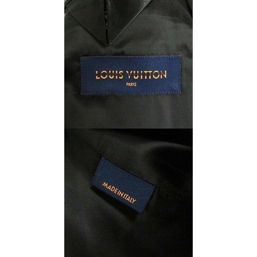 LOUIS VUITTON(ルイヴィトン)の極美品□21AW LOUIS VUITTON/ルイヴィトン ヴォクシー ダミエ ロゴボタン シングルジャケット/ブルゾン グレー×ブラック 46 伊製 正規品 メンズのジャケット/アウター(テーラードジャケット)の商品写真