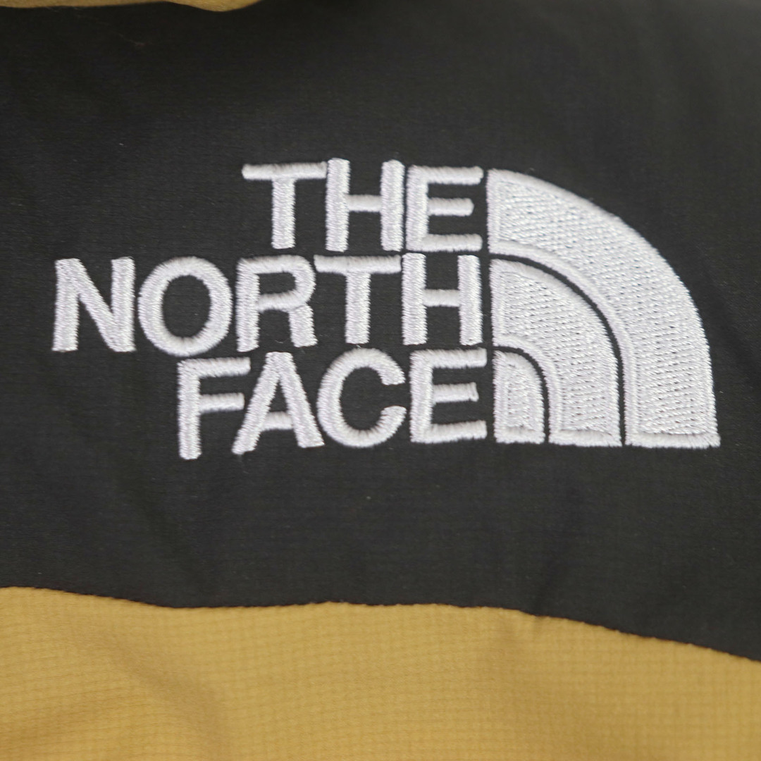 THE NORTH FACE(ザノースフェイス)の極美品 THE NORTH FACE ザ・ノースフェイス ND91950 バルトロライト GORE-TEX ゴアテックス フード付き ロゴ刺繍入り WZIP ダウンジャケット イエローブラウン ブラック L 正規品 メンズ メンズのジャケット/アウター(ダウンジャケット)の商品写真