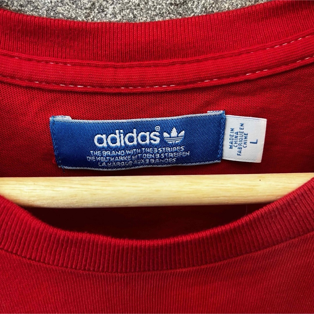 adidas(アディダス)のadidas アディダス メンズ　トレフォイル 半袖　Tシャツ　ビッグロゴ　L メンズのトップス(Tシャツ/カットソー(半袖/袖なし))の商品写真