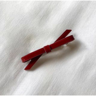 Lochie - ୨୧ Vintage rétro red ribbon hair pin