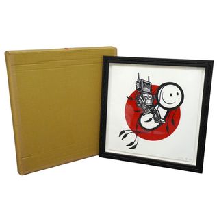 新品同様 THE LONDON POLICE ロンドンポリス シルクスクリーンペーパー 50枚限定 サイン付き 絵画 ポスター 中古 30050(その他)