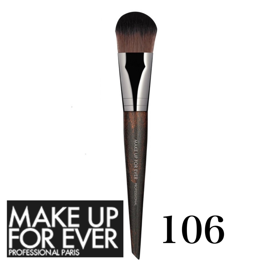 MAKE UP FOR EVER(メイクアップフォーエバー)の特別価格！MAKE UP FOR EVERファンデーションブラシミディアム106 コスメ/美容のメイク道具/ケアグッズ(ブラシ・チップ)の商品写真