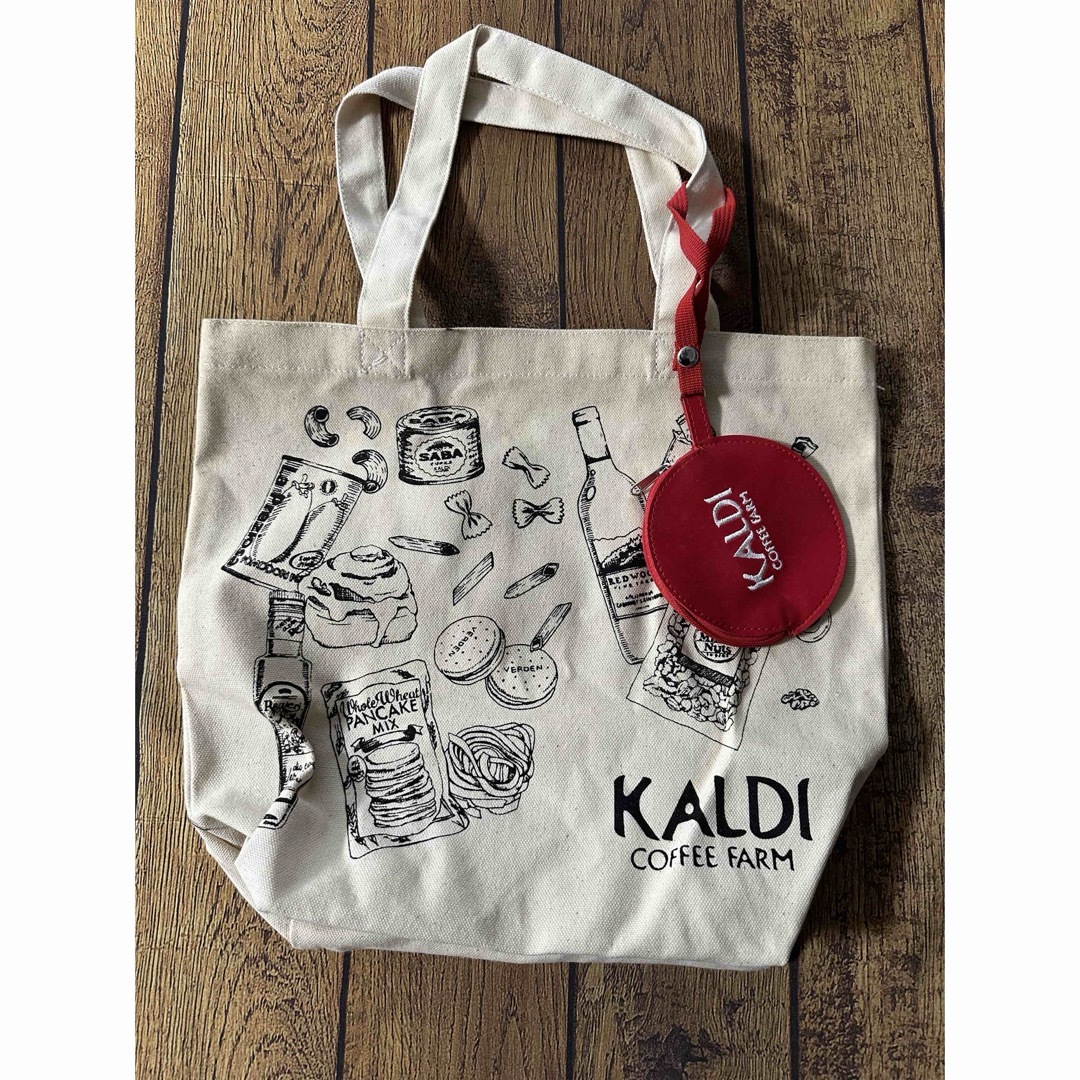 KALDI(カルディ)のカルディ　ポーチ付きトートバッグ レディースのバッグ(トートバッグ)の商品写真