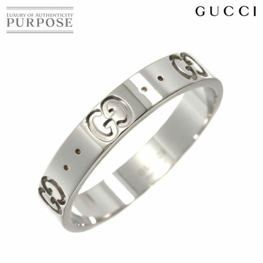 Gucci(グッチ)のグッチ GUCCI アイコン #17 リング K18 WG ホワイトゴールド 750 指輪 VLP 90217350 レディースのアクセサリー(リング(指輪))の商品写真