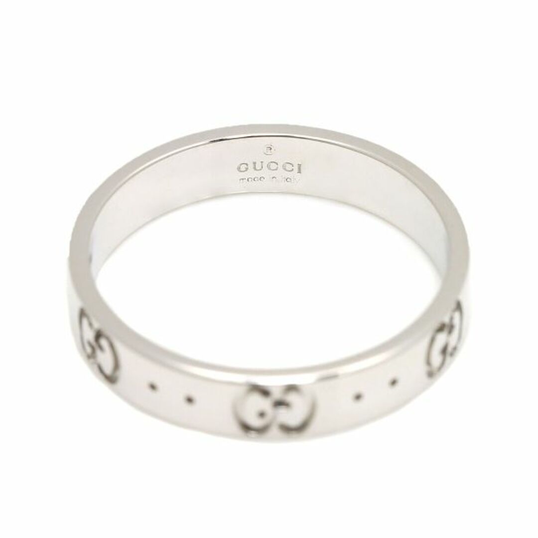 Gucci(グッチ)のグッチ GUCCI アイコン #17 リング K18 WG ホワイトゴールド 750 指輪 VLP 90217350 レディースのアクセサリー(リング(指輪))の商品写真