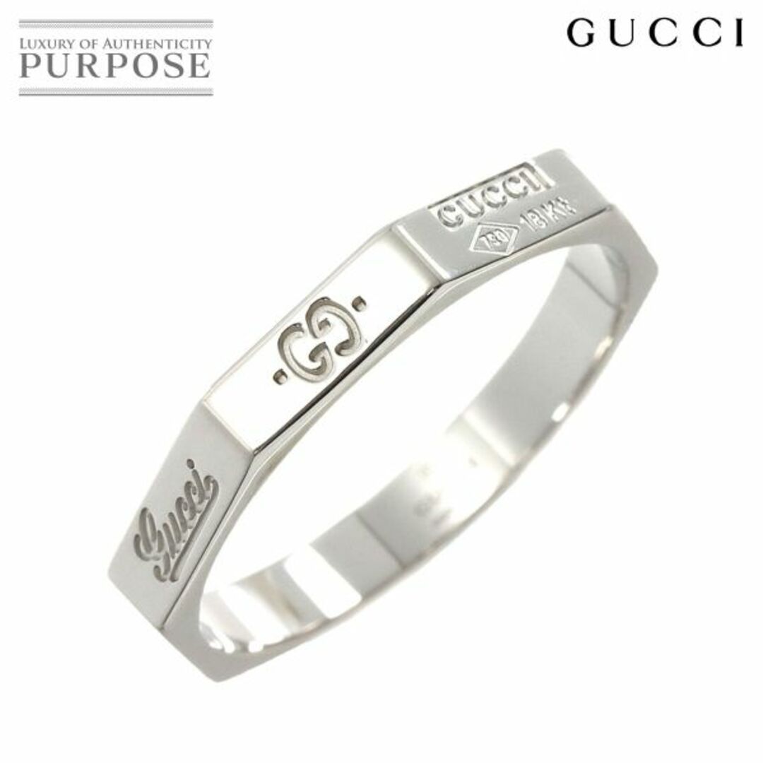 Gucci(グッチ)のグッチ GUCCI オクタゴナル #23 リング  K18 WG ホワイトゴールド 750 指輪 VLP 90219560 レディースのアクセサリー(リング(指輪))の商品写真