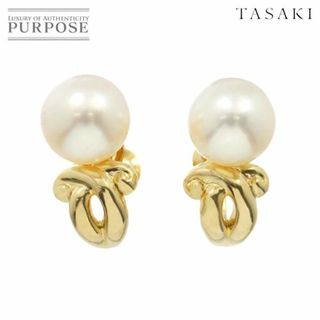 タサキ(TASAKI)のタサキ TASAKI アコヤ真珠 8.2mm イヤリング K18 YG イエローゴールド 750 パール 田崎真珠 VLP 90219607(イヤリング)