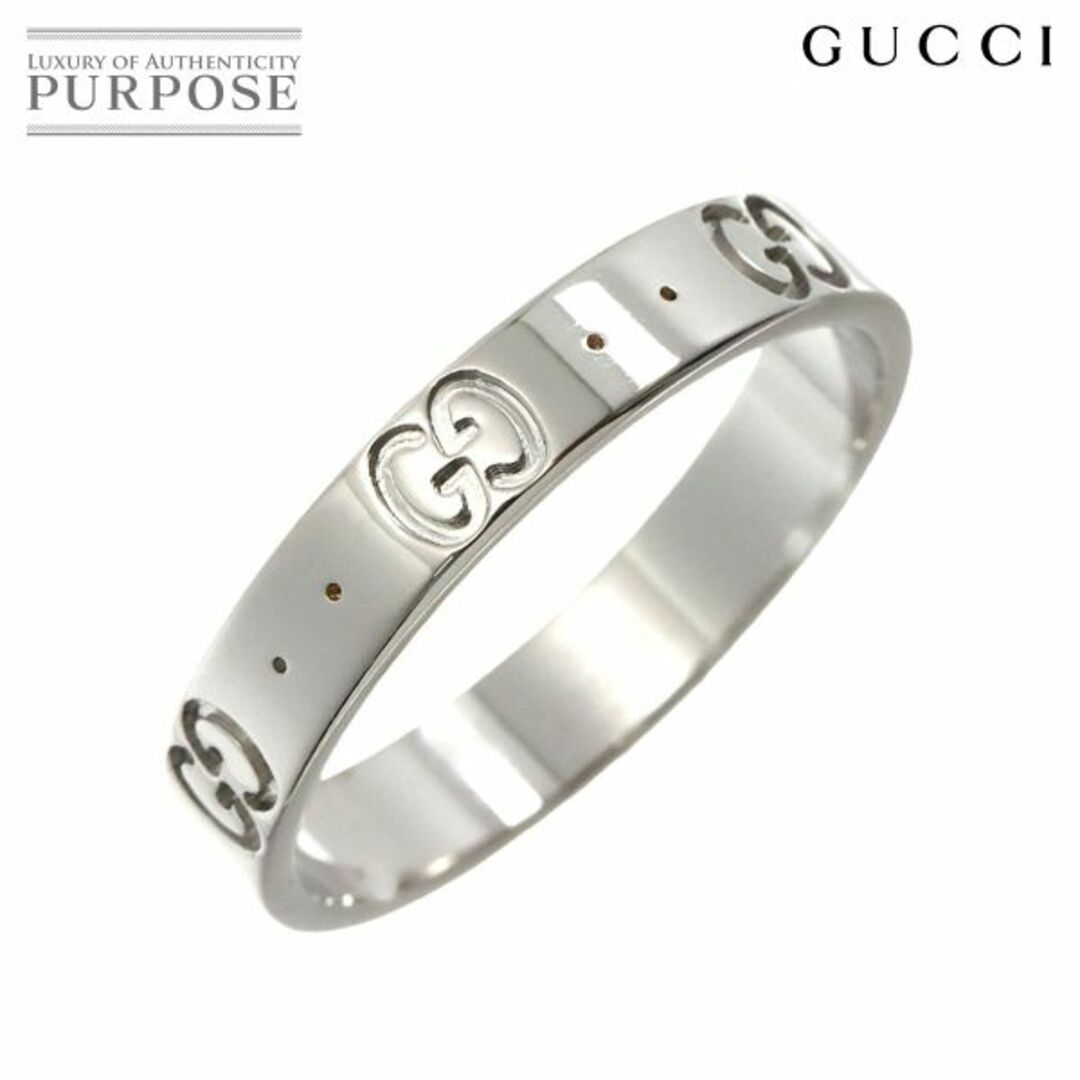 Gucci(グッチ)のグッチ GUCCI アイコン #19 リング K18 WG ホワイトゴールド 750 指輪 VLP 90219692 レディースのアクセサリー(リング(指輪))の商品写真