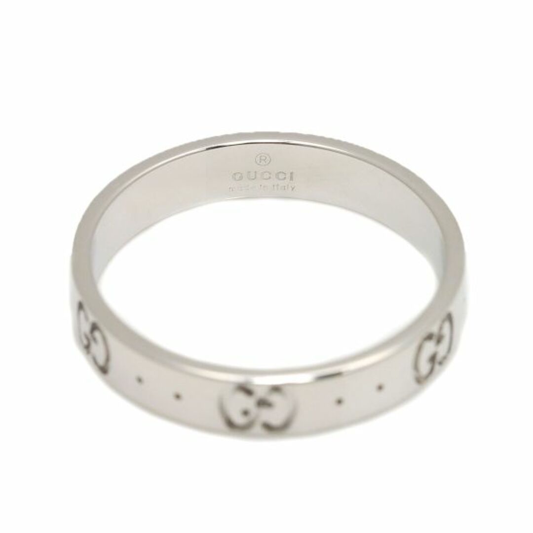 Gucci(グッチ)のグッチ GUCCI アイコン #19 リング K18 WG ホワイトゴールド 750 指輪 VLP 90219692 レディースのアクセサリー(リング(指輪))の商品写真