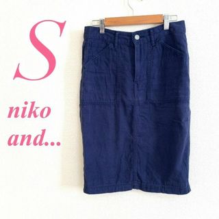 ニコアンド(niko and...)のniko and ...　ニコアンド　タイトスカート　カジュアル　スリット(ひざ丈スカート)