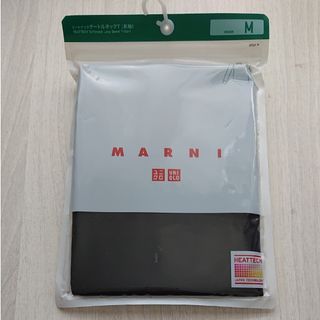 ユニクロ(UNIQLO)の【新品未使用】ユニクロ マルニ ヒートテックタートル09Black M(カットソー(長袖/七分))