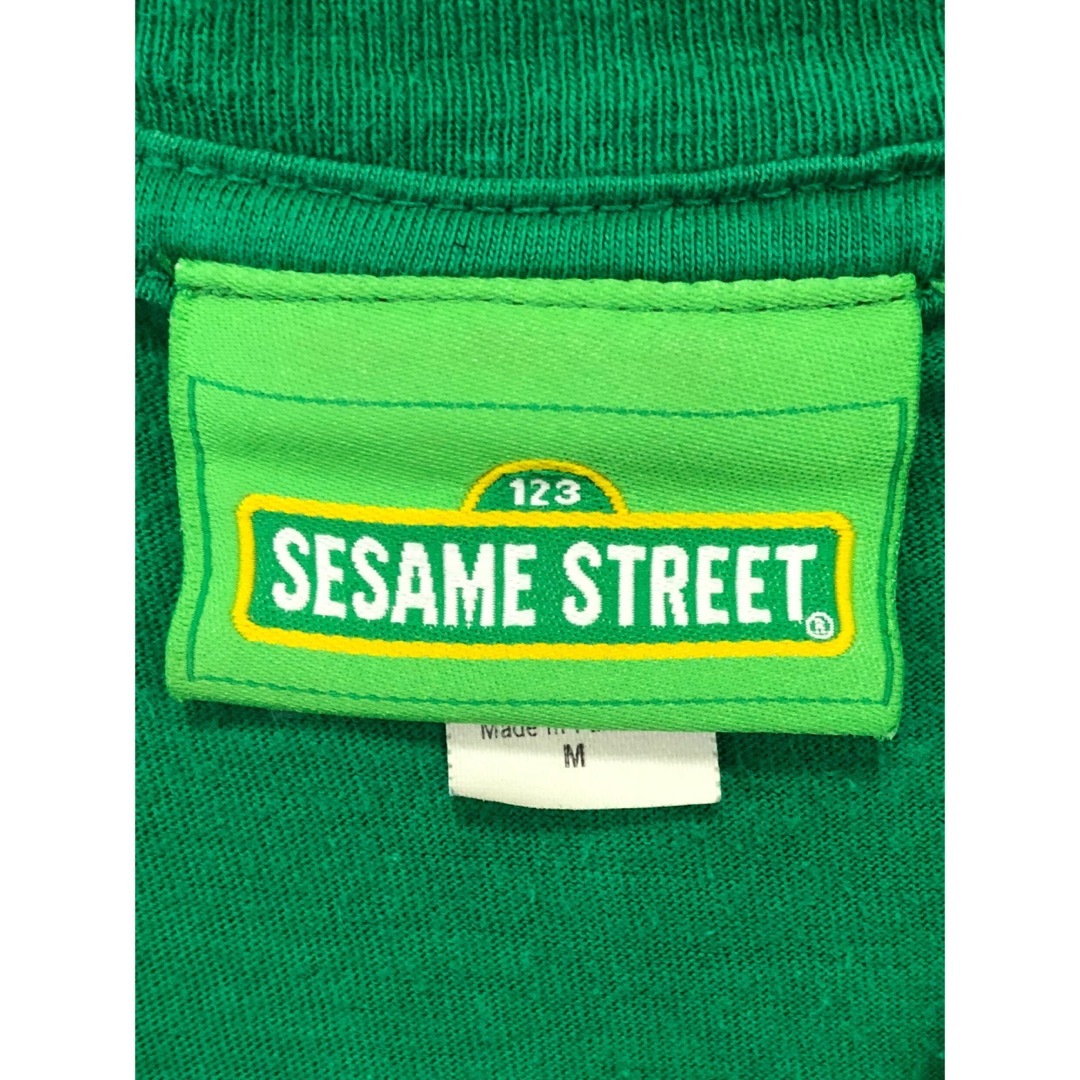 SESAME STREET(セサミストリート)のSesame Street　セサミストリート　Tシャツ　M　緑　USA古着 メンズのトップス(Tシャツ/カットソー(半袖/袖なし))の商品写真