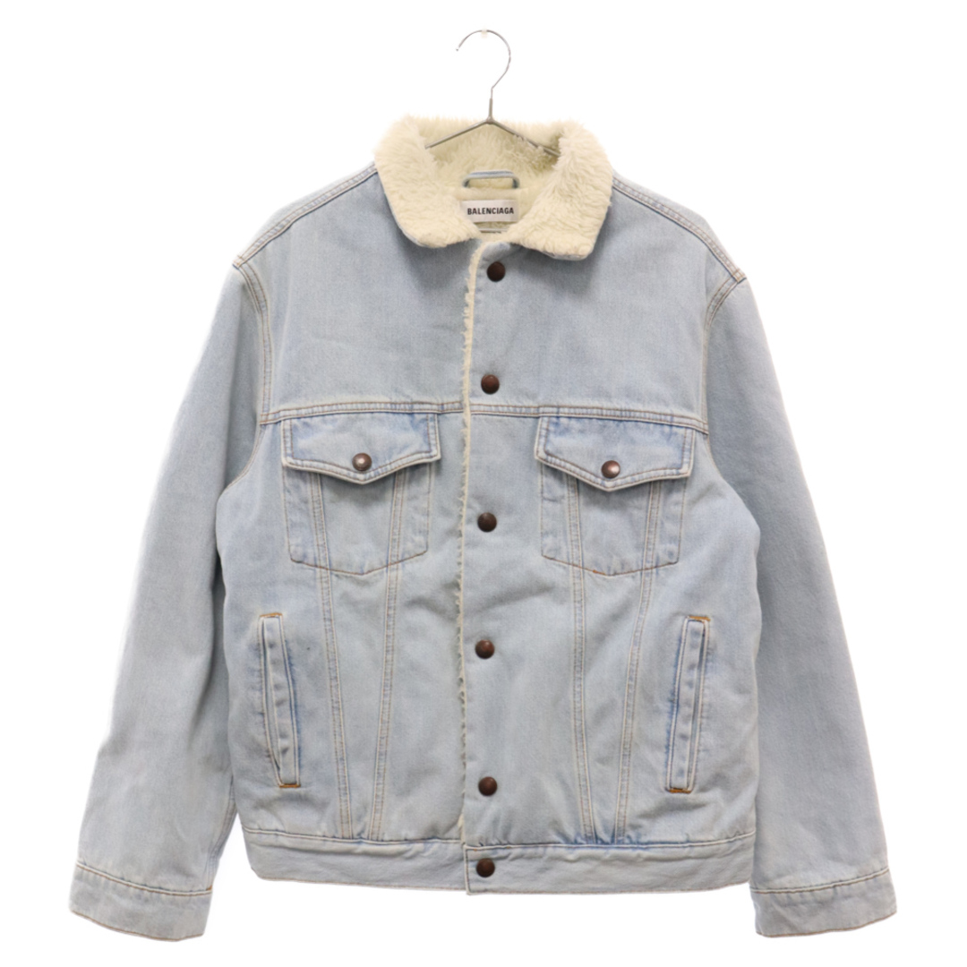 Balenciaga(バレンシアガ)のBALENCIAGA バレンシアガ Sherpa Denim Jacket ボアデニムジャケット インディゴ 529240-TAP04 メンズのジャケット/アウター(フライトジャケット)の商品写真