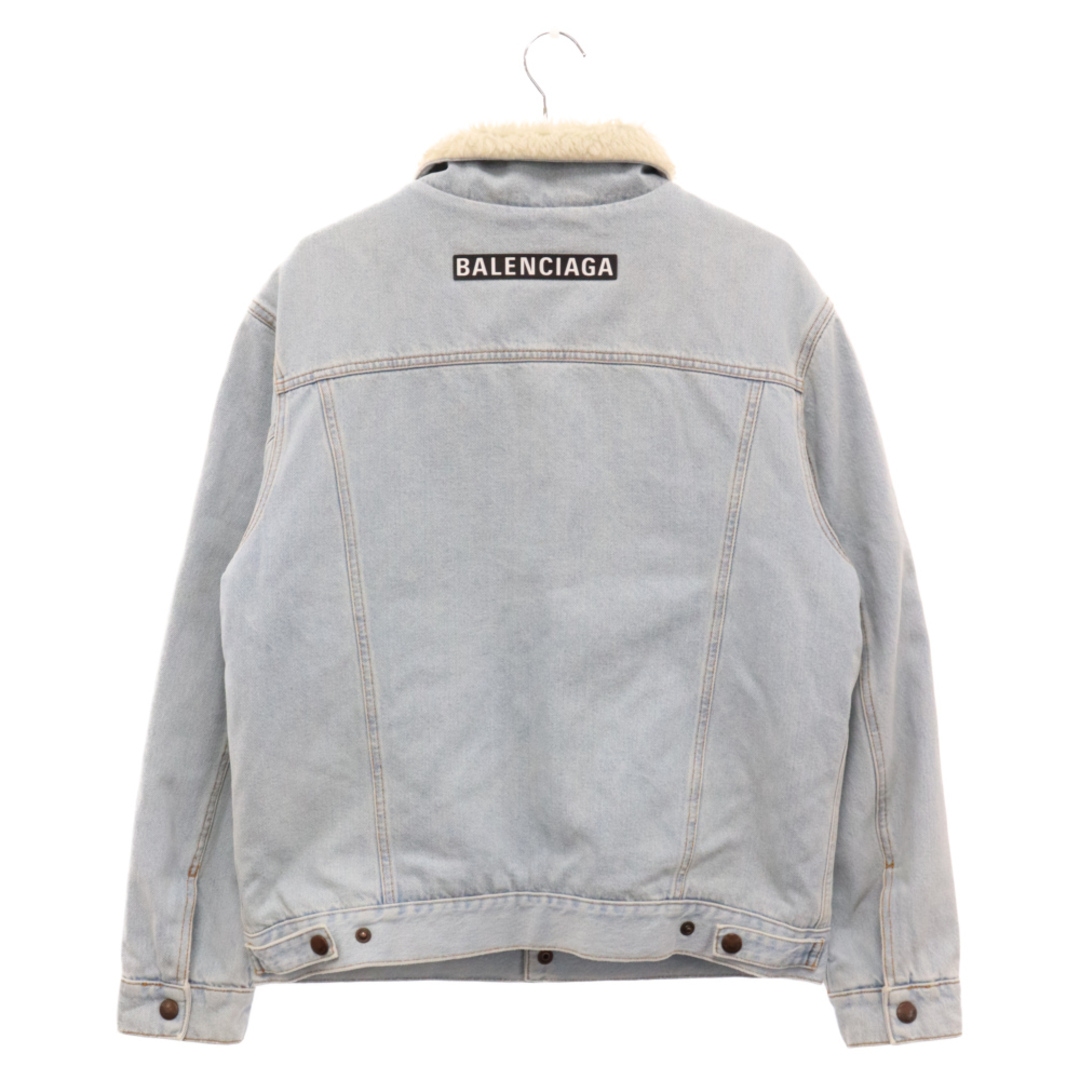 Balenciaga(バレンシアガ)のBALENCIAGA バレンシアガ Sherpa Denim Jacket ボアデニムジャケット インディゴ 529240-TAP04 メンズのジャケット/アウター(フライトジャケット)の商品写真