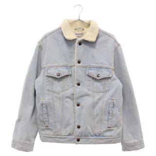 バレンシアガ(Balenciaga)のBALENCIAGA バレンシアガ Sherpa Denim Jacket ボアデニムジャケット インディゴ 529240-TAP04(フライトジャケット)