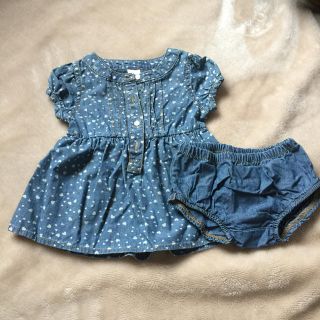 オシュコシュ(OshKosh)のoshkosh b'gosh デニムワンピース(ワンピース)