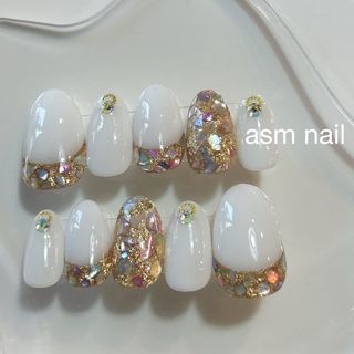 ネイルチップ ジェルネイル asmnail コスメ/美容のネイル(つけ爪/ネイルチップ)の商品写真