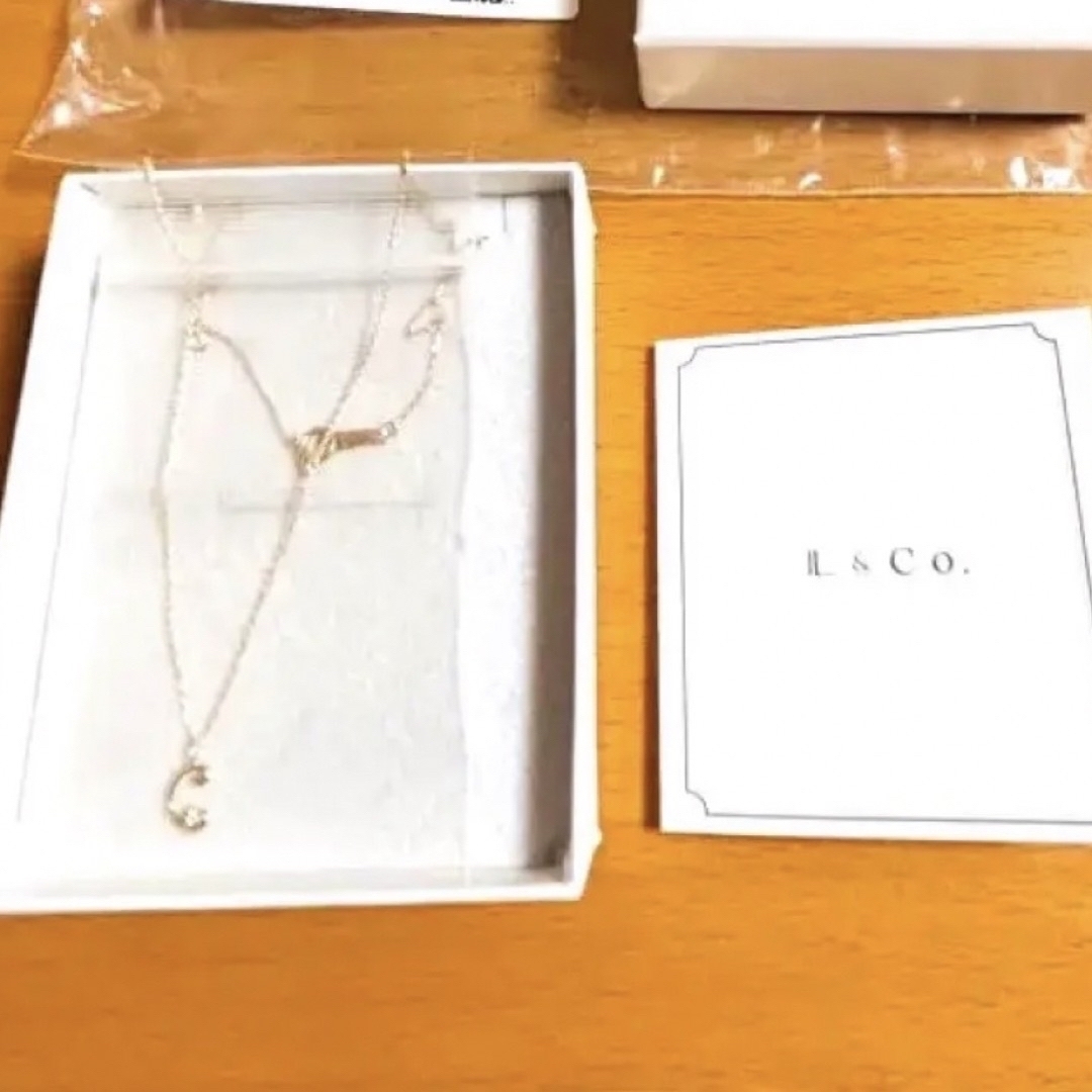 L&CO.(エルアンドコー)のミーリュックス　me.luxe K10 ダイヤモンド　イニシャル　C ネックレス レディースのアクセサリー(ネックレス)の商品写真