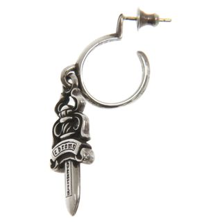 Chrome Hearts - CHROME HEARTS クロムハーツ No5 DAGGER #5 ダガーフープピアス シルバー